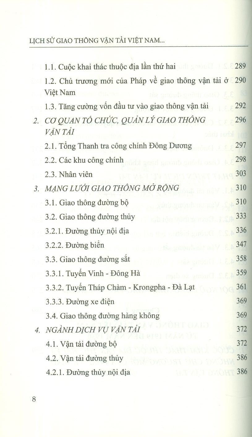 Lịch Sử Giao Thông Vận Tải Việt Nam Từ Năm 1884 Đến Năm 1945 (Sách Chuyên Khảo)