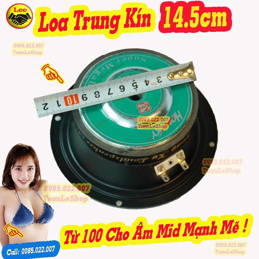 Loa Trung Kín 14cm Hồng Kỳ, Loa Mid 14cm- Hay Loa Trung 12 – Giá 02 Loa Mid 12 Màng Vàng