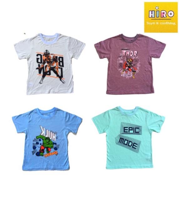 SALE Áo bé trai siêu anh hùng cotton mềm