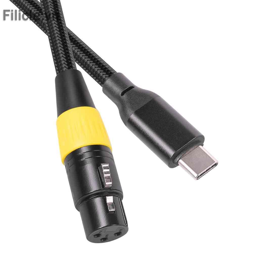 Cáp ChuyểN ĐổI Âm Thanh Micro LoạI C USB 2.0 Sang XLR 3 Pin