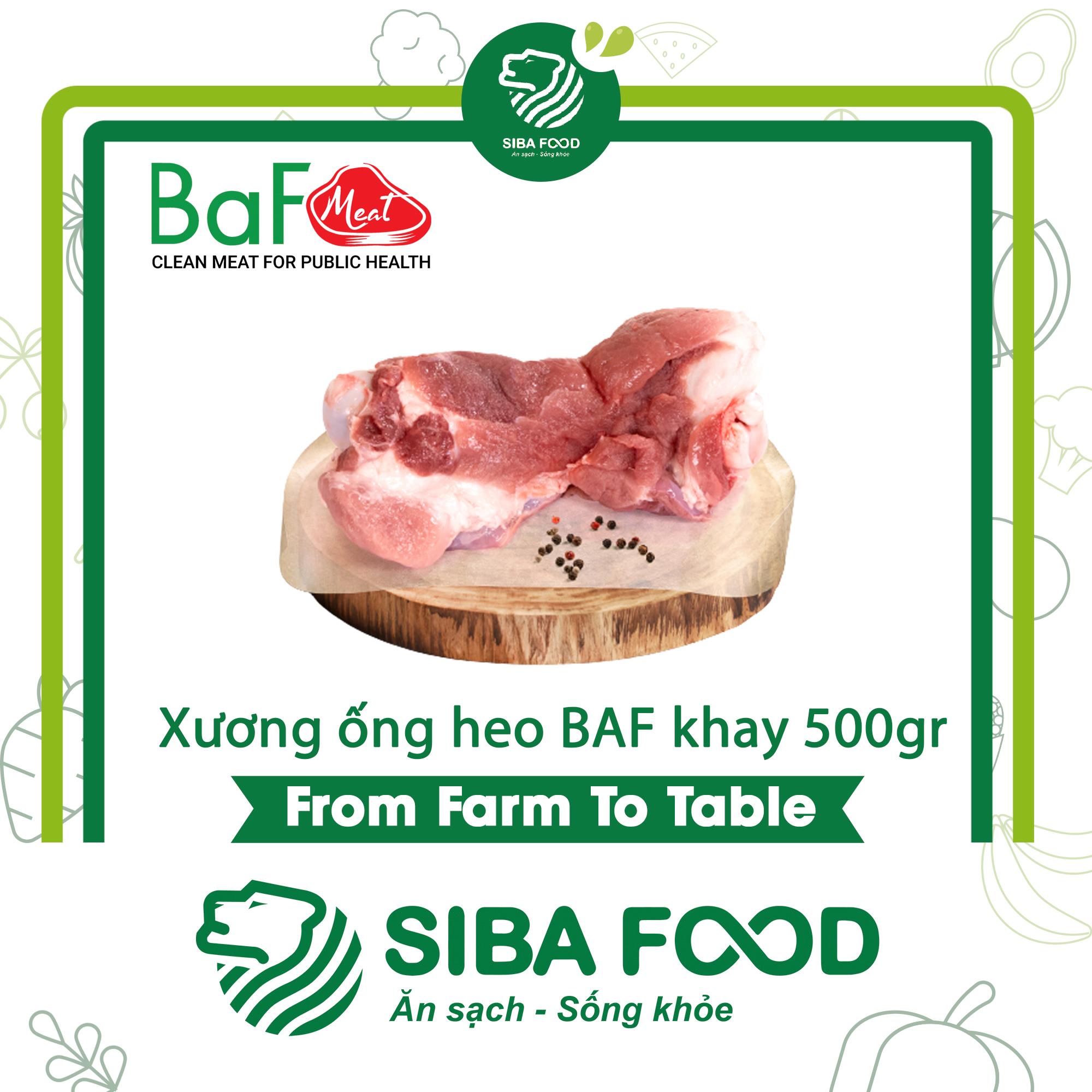 Xương ống heo ăn chay BAF khay 500gr