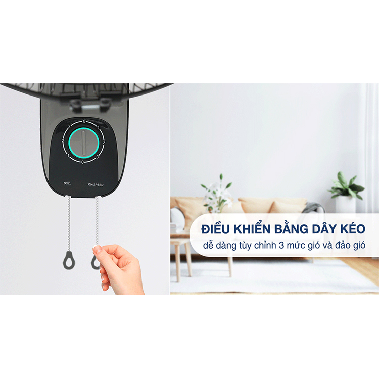 Quạt treo tường Kangaroo KG723  - Hàng chính hãng