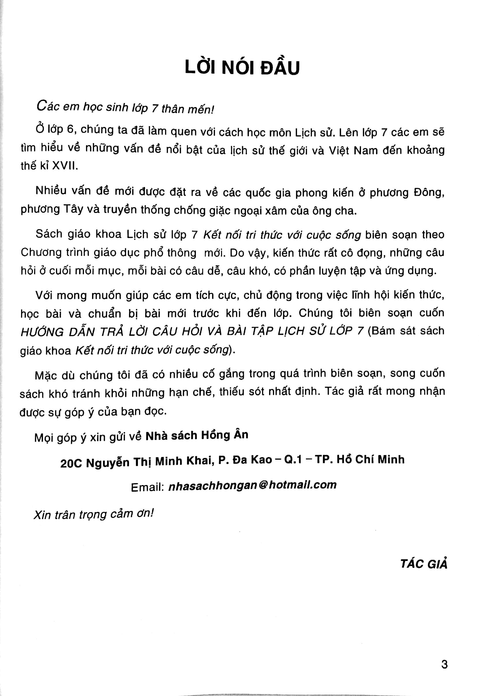 Hướng Dẫn Trả Lời Câu Hỏi Và Bài Tập Lịch Sử Lớp 7