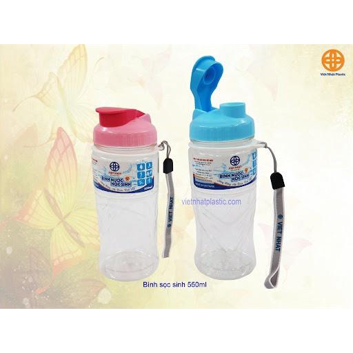 Bình nước nhựa học sinh cao cấp đủ size