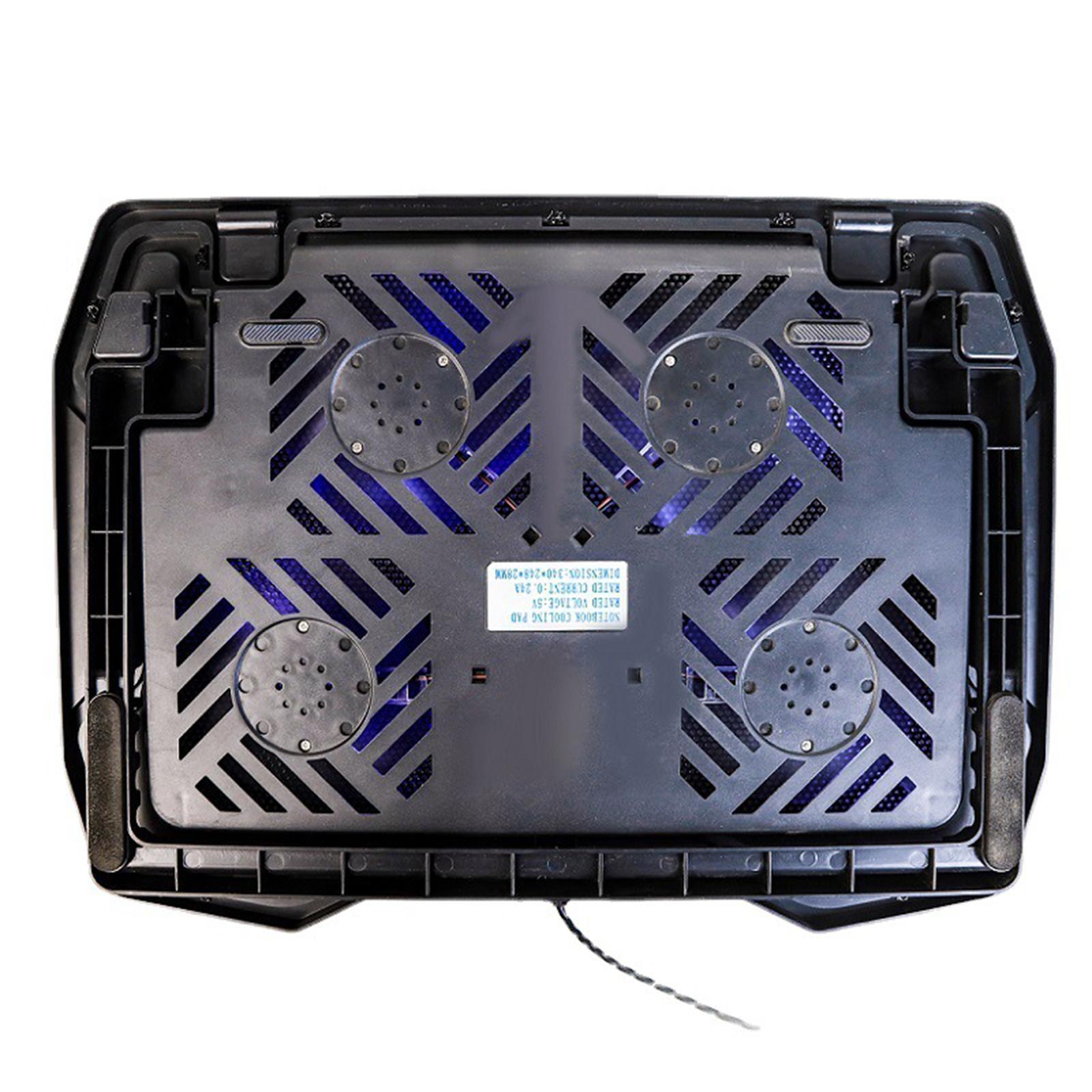 Quiet Laptop Cooling Pad for 14-17'' Laptop Notebook Portable Cooling Stand