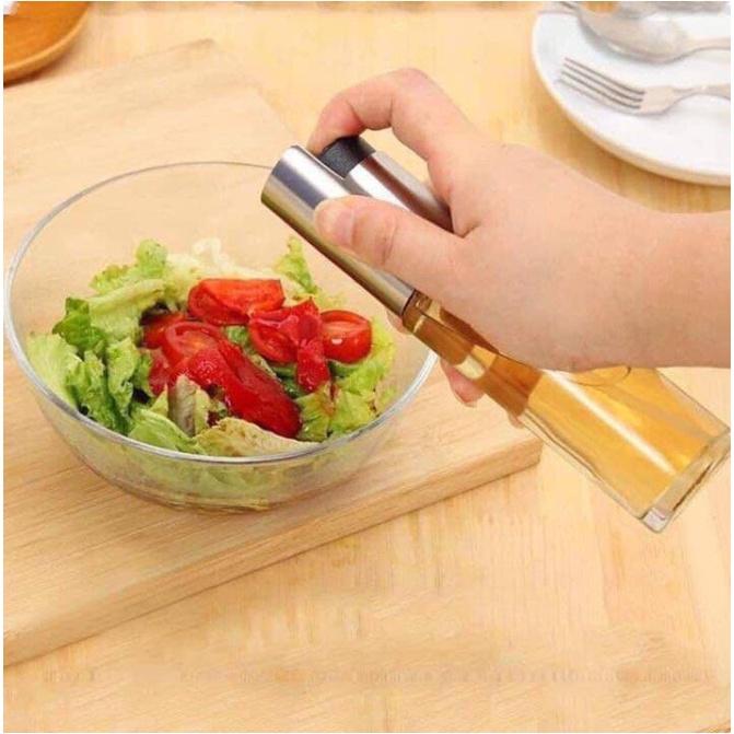 Bình xịt dầu ăn chai thủy tinh