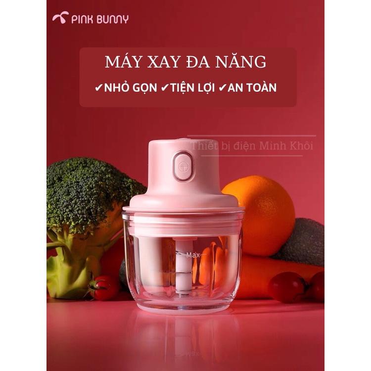 Máy xay đa năng, máy say tỏi ớt mini cầm tay, cháo ăn dặm dung tích 250ml