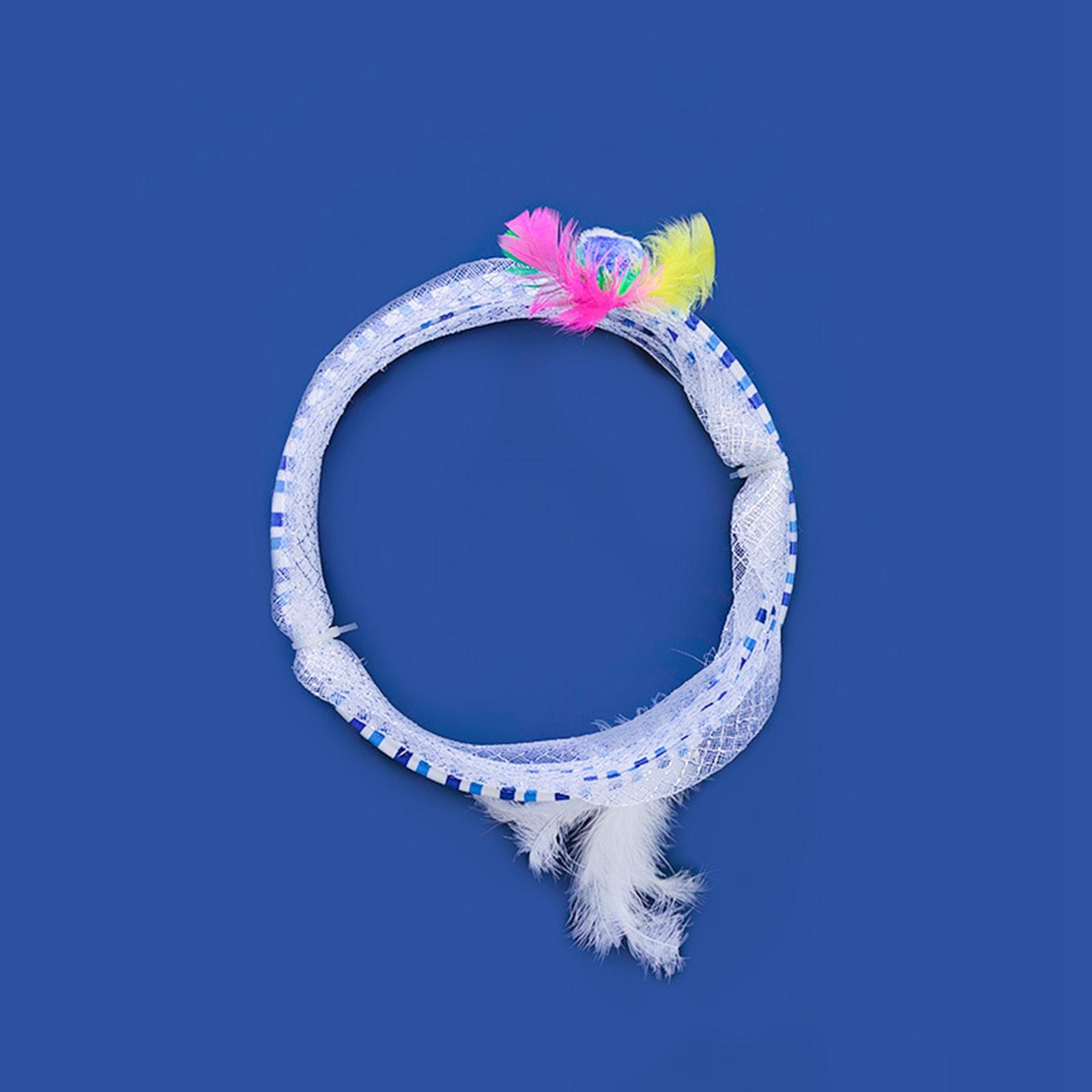 Cat Tunnel Folding Lightweight Elastic Mesh S Tunnel Spring Toy Tunnel Tube Cats Collapsible Tunnel Cats for Accessories Play Home