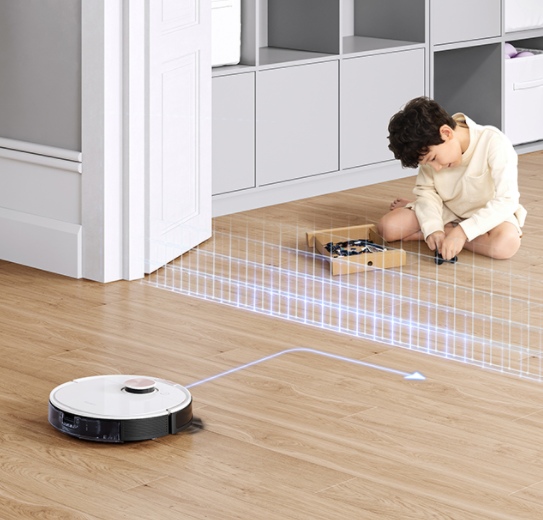 Robot hút bụi lau nhà Ecovacs Deebot Ozmo T8 Max Plus  – Lực hút 1500PA - Kèm dock sạc hút rác tự động - Bản Nội Địa - Hàng Chính Hãng