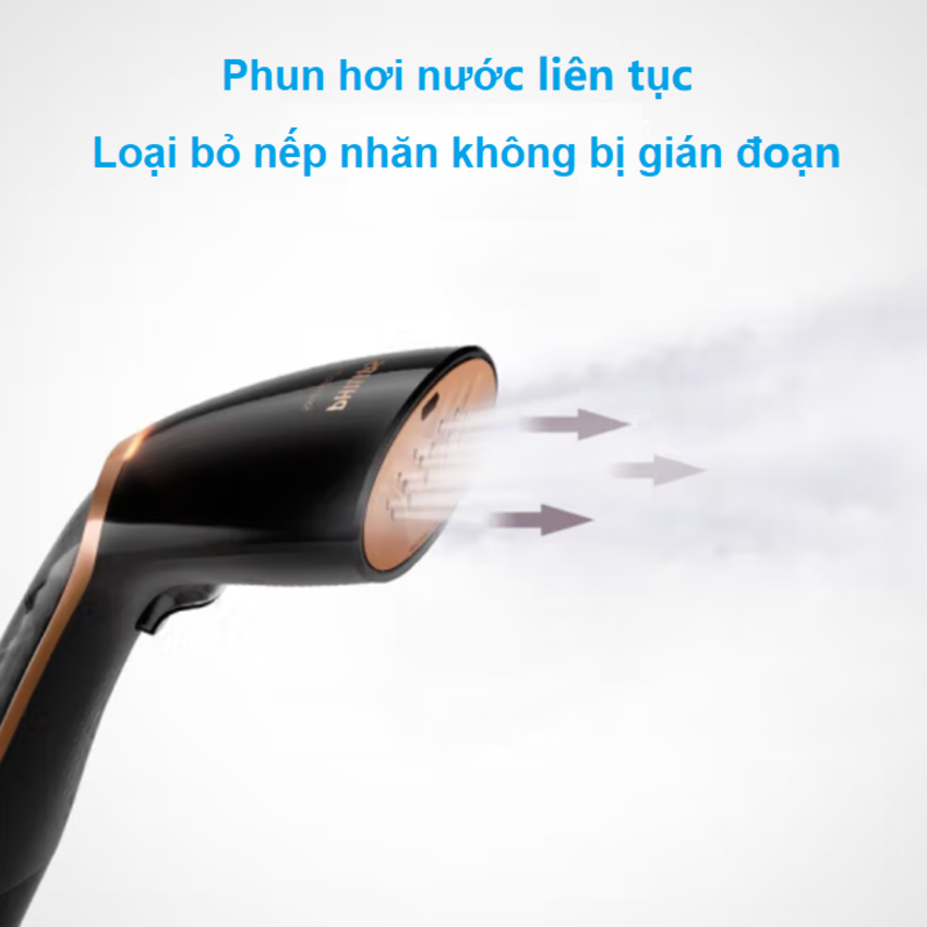 [BẢO HÀNH 24 THÁNG, HÀNG CHÍNH HÃNG] Bàn là, ủi hơi nước dạng cầm tay đa năng, thiết kế nhỏ gọn Thương hiệu Philips Hà Lan GC362/88 - Công suất cao 1300W