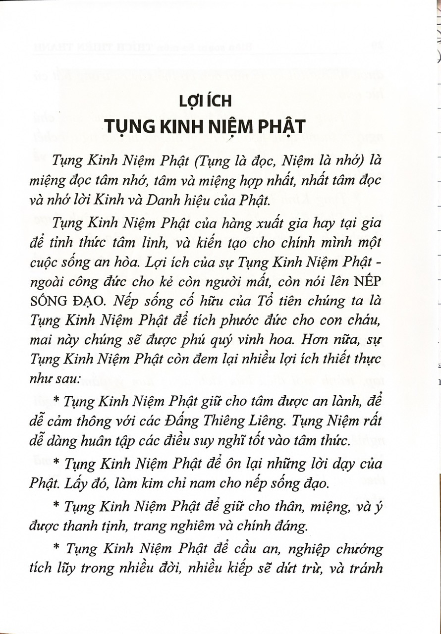 Nghi Thức Tụng Niệm Hàng Ngày