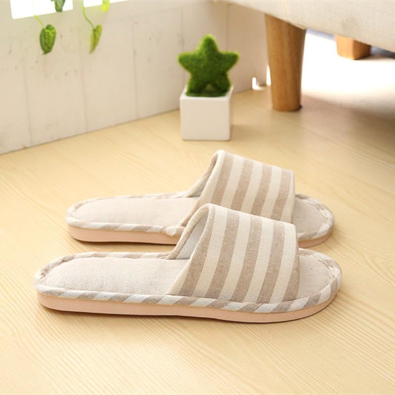Dép hở mũi kẻ ngang cao cấp - đế cao su, dép đi trong nhà, dép thời trang, dép nữ, dép nam