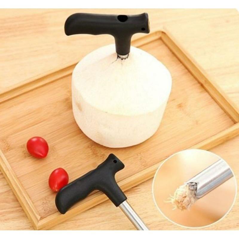 DỤNG CỤ KHUI DỪA KHUI DỪA BẰNG INOX SIÊU TỐC ĐA NĂNG