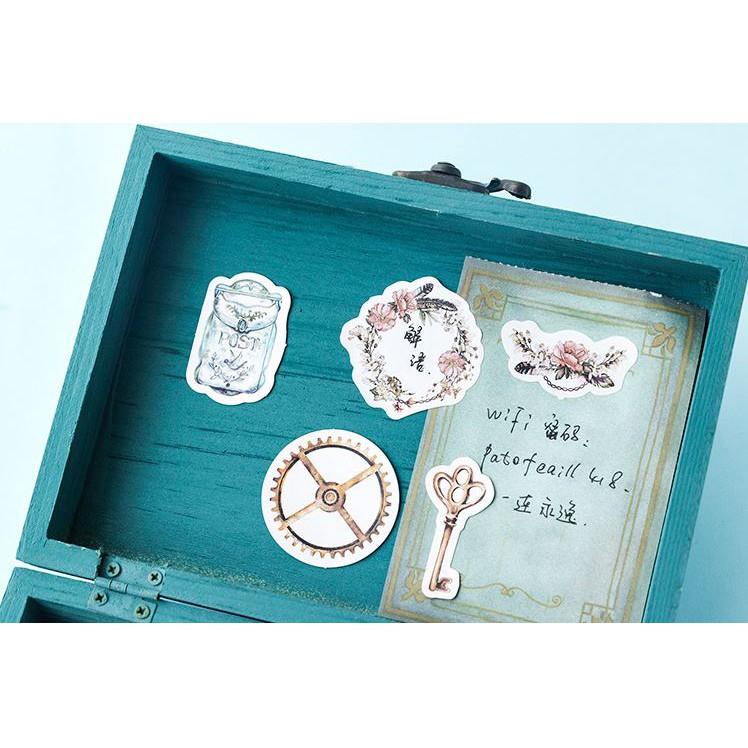 Bộ 46 Sticker Hàn Quốc Kỷ Niệm dán trang trí E15