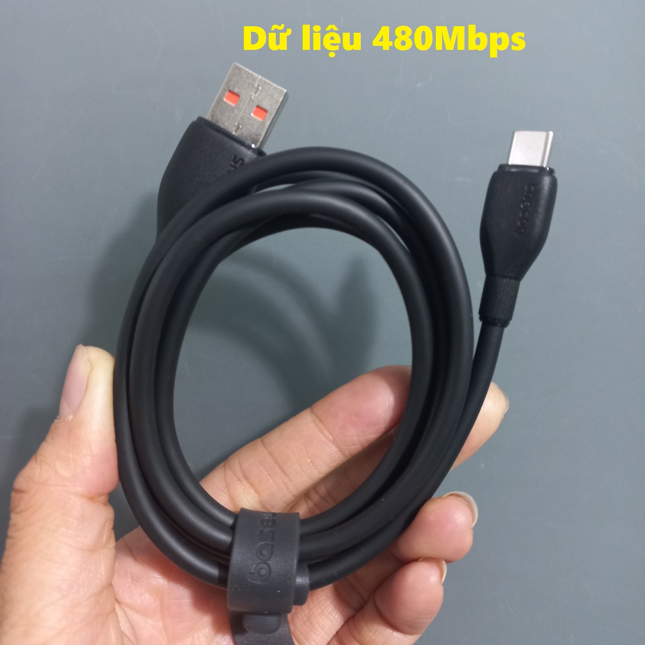 Cáp sạc Usb to C sạc nhanh 100W 66W cho  Honor Huawei  dây silicon siêu mềm chống rối Baseus Pudding series _ Hàng chính hãng