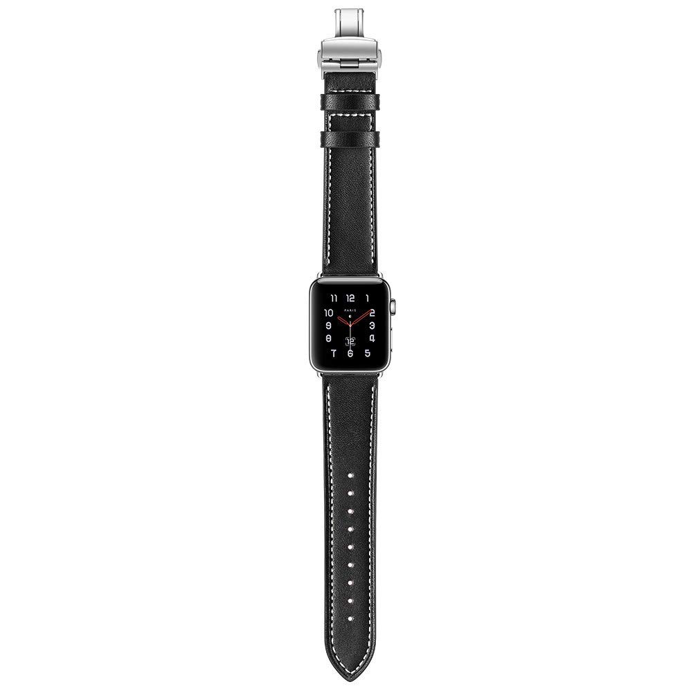 Dây Da Italia Khóa Bạc Chống Gãy Dành Cho Apple Watch 42/44mm