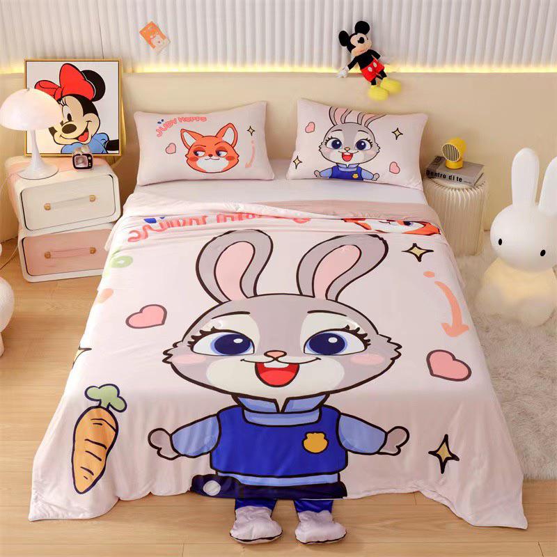 Chăn 150cmx200cm Cho Bé Cute Mềm Mát Thun Lạnh