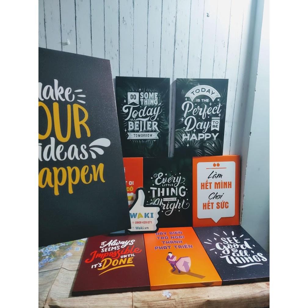 Tranh canvas tạo động lực, cổ động, tranh slogan giá rẻ