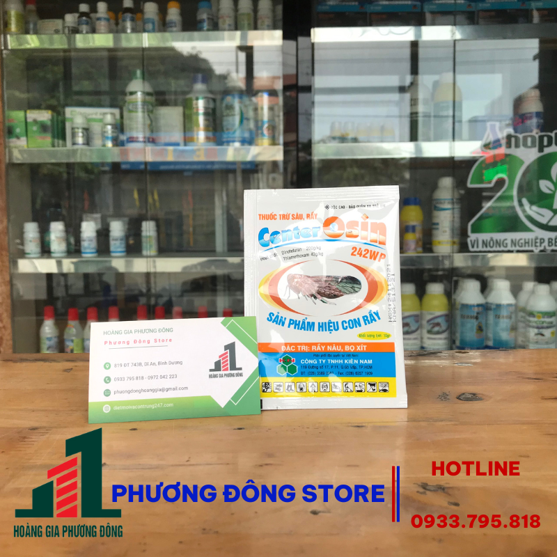 Thuốc trừ sâu rầy nâu và bọ trĩ trên lúa CenterOsin 242WP