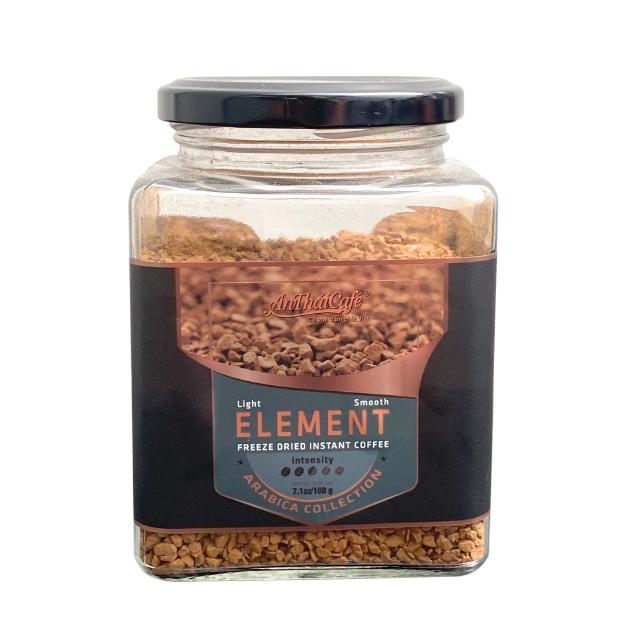 Cà Phê Hoà Tan Nguyên Chất Arabica Element, công nghệ sấy lạnh - AnTháiCafé