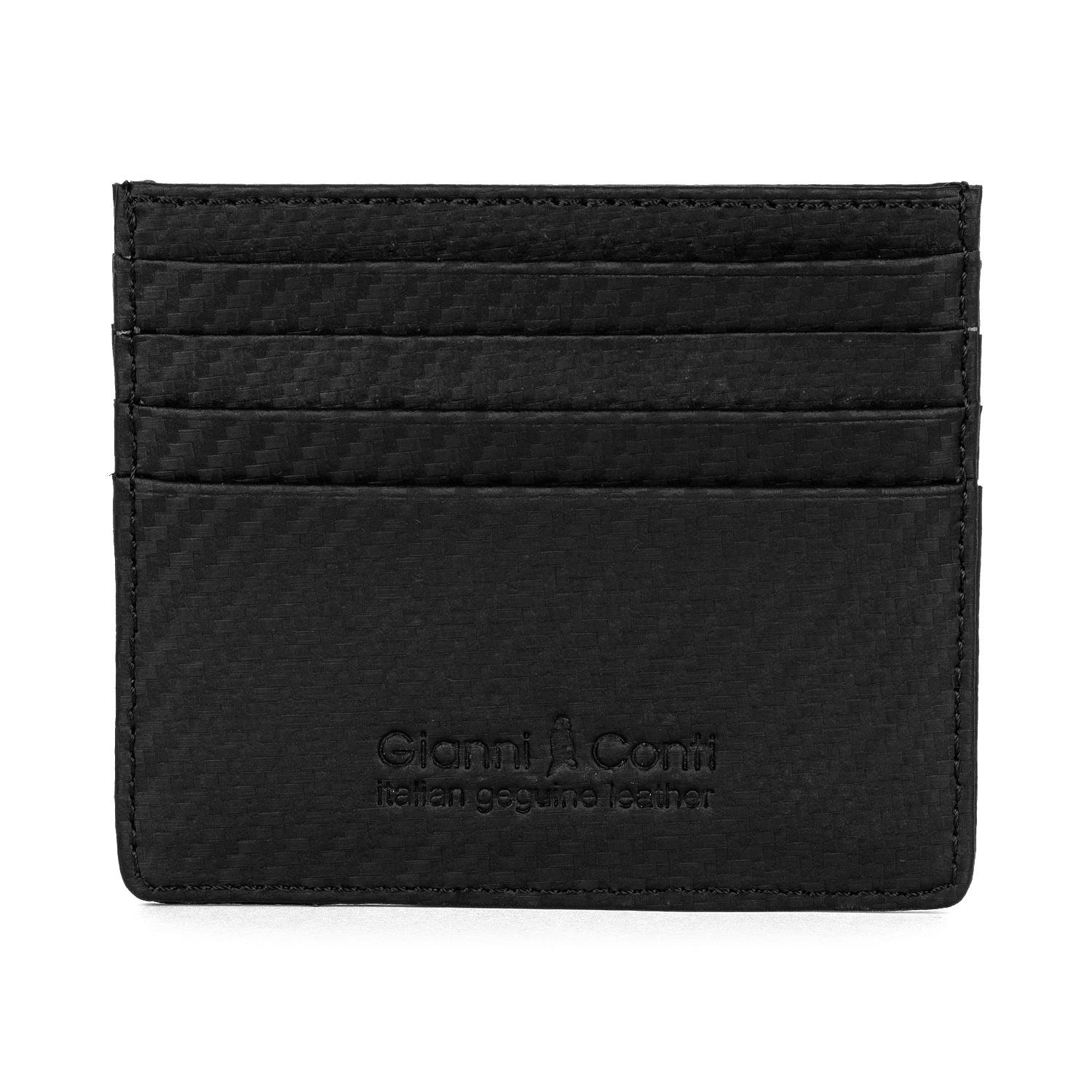 Ví đựng Card (cho nam) Gianni Conti Italy 3857394BLACK - Màu đen