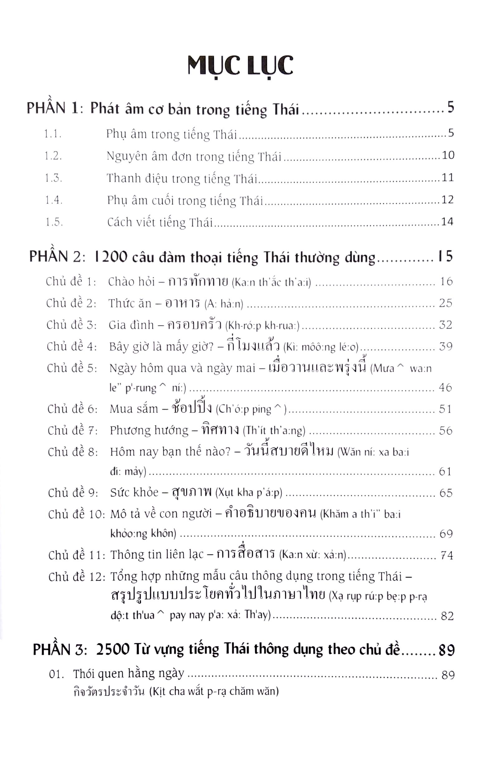 Cẩm Nang Hướng Dẫn Tự Học Tiếng Thái - Trình Độ Sơ Cấp - Trung Cấp