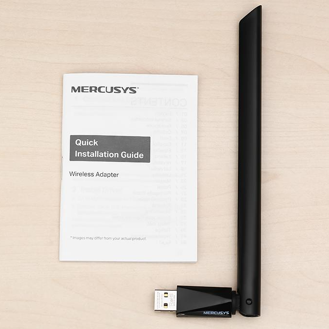 USB Wifi AC650 Mercusys MU6H Đen - Hàng chính hãng