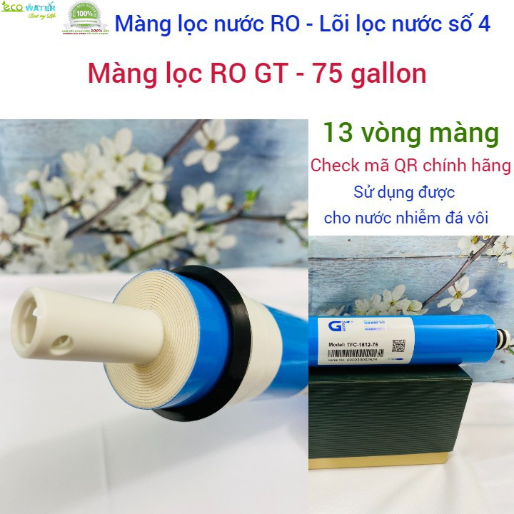 Lõi lọc nước ro , màng lọc nước ro , lõi lọc nước số 4 - GT75