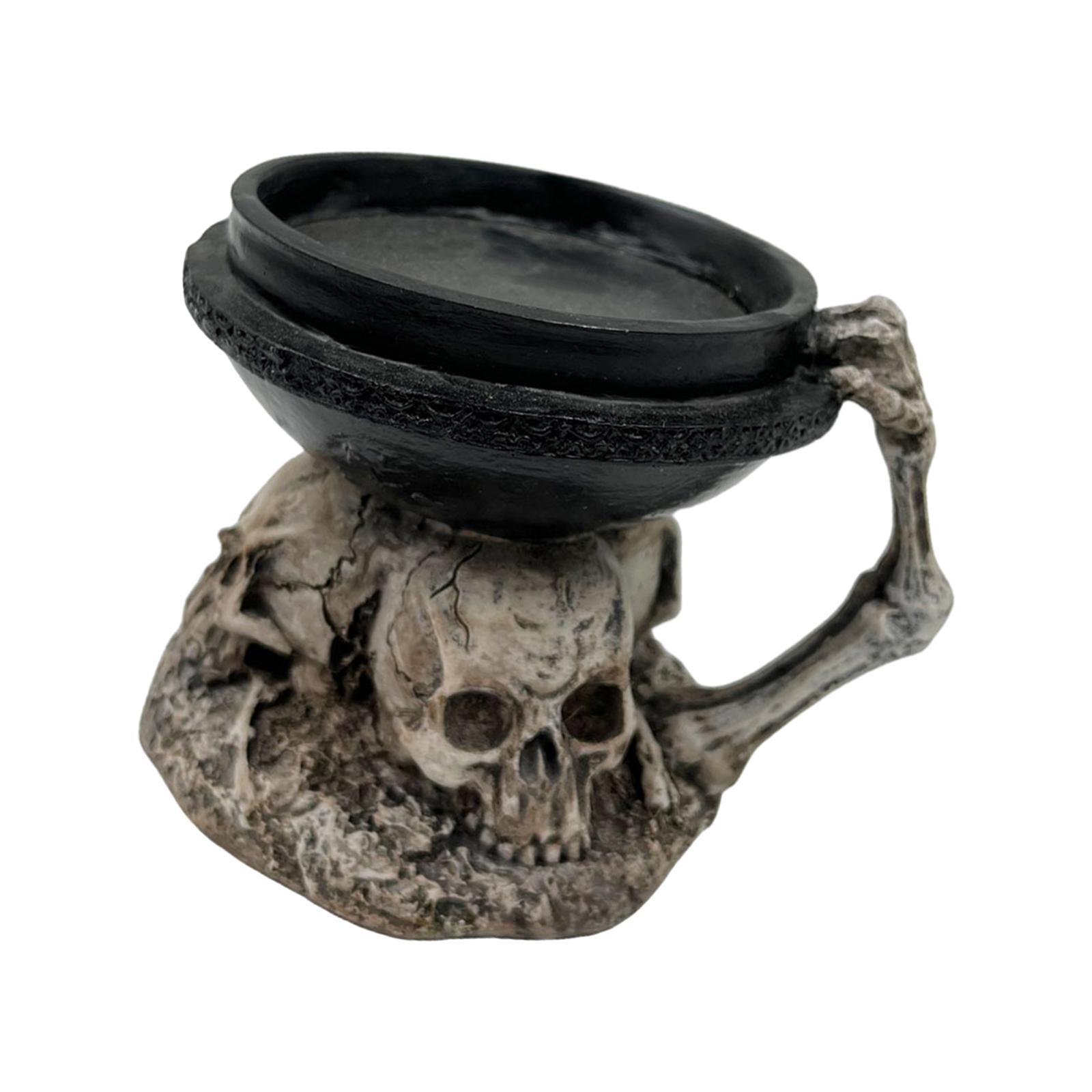 Halloween Skull Candle Holder  for Festival Holiday Haunted House