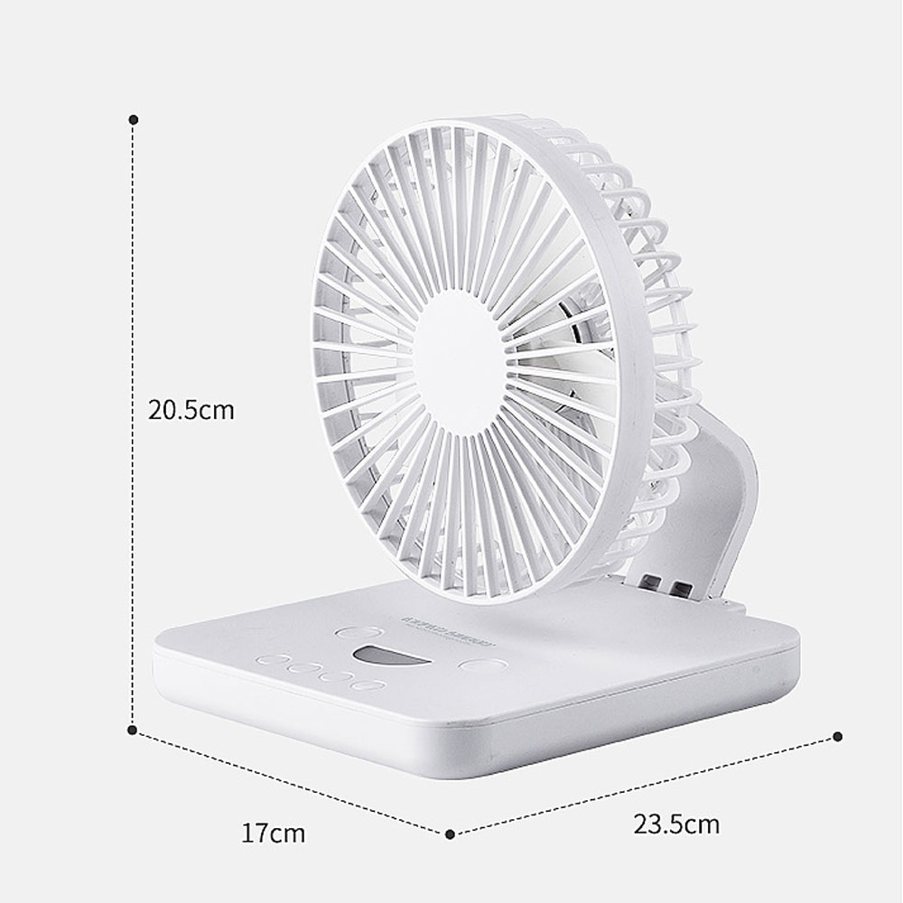 Quạt Mini Để Bàn, Quạt Tích Điện USB Cầm Tay, Quạt Kẹp Bàn Đa Năng SeaSy SS74, 3 Cấp Độ Gió Cực Mát, Điều Chỉnh Hướng Gió 720 Độ, Không Gây Tiếng Ồn, Pin Dung Lượng Lớn, Sử Dụng Trong Nhiều Giờ – Hàng Chính Hãng