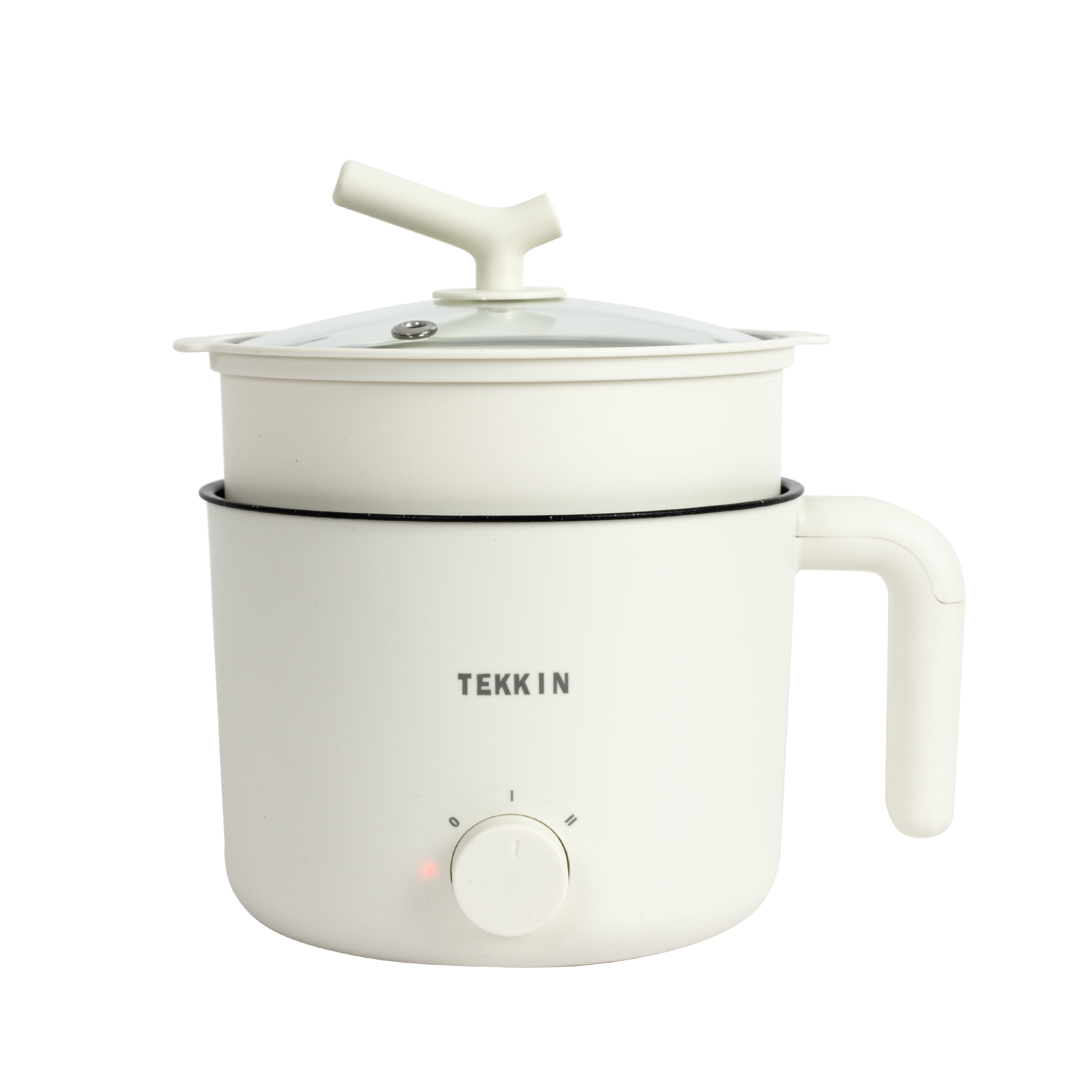 Nồi Lẩu Điện Mini Đa Năng 2 Tầng TEKKIN TI-20A 1.6L Lòng Nồi Chống Dính Lẩu Chiên Xào Bảo Hành 12 Tháng - hàng chính hãng