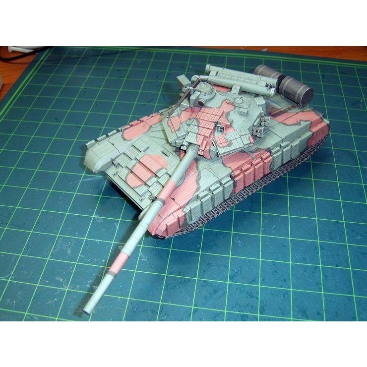 Mô hình giấy xe tank T64B tỉ lệ 1/35