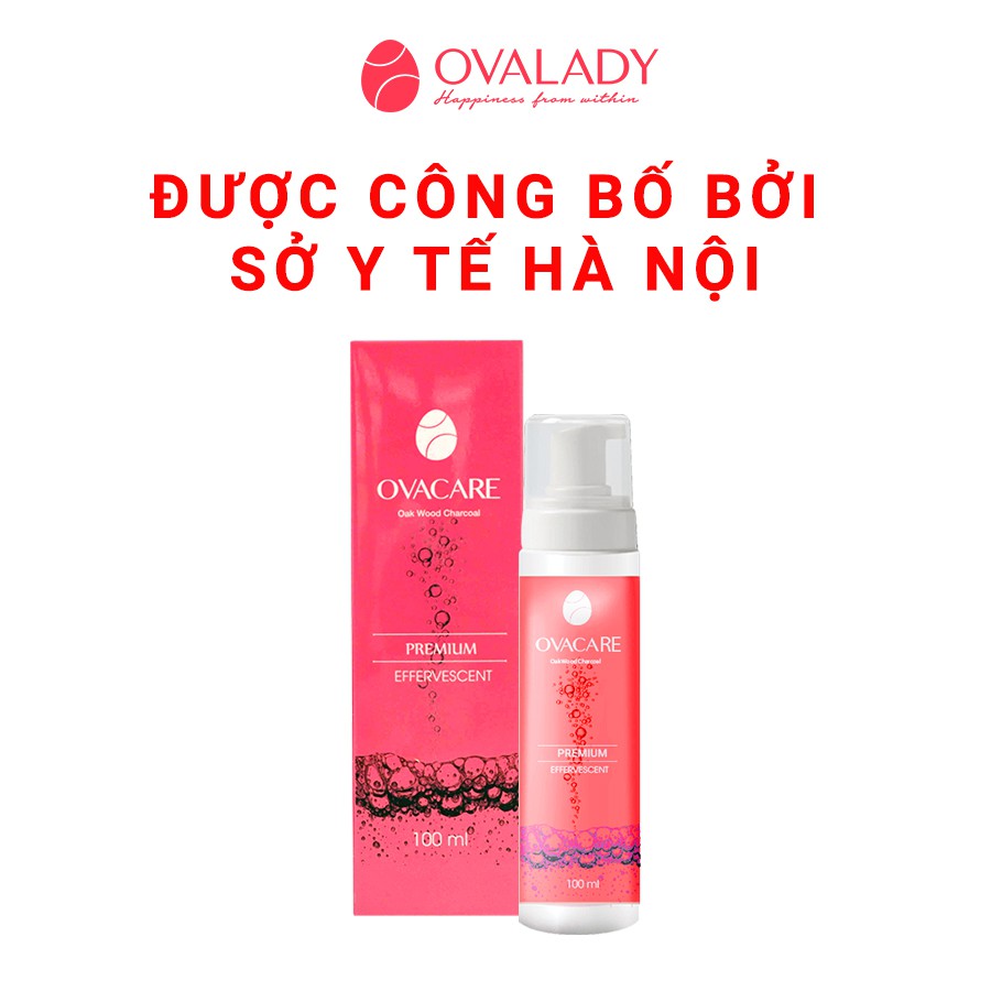 Dung dịch vệ sinh cốc nguyệt san OvaCare chứa than hoạt tính giúp ngăn ngừa vi khuẩn, tiệt trùng, khử mùi (150ml)