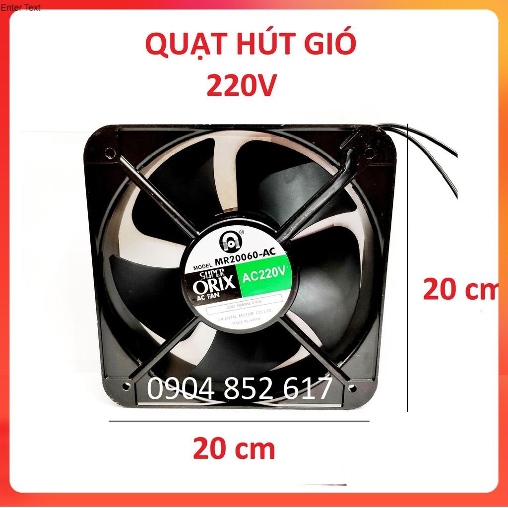 Quạt hút gió ORIX, thông gió, hút mùi 220V 20x20 cm