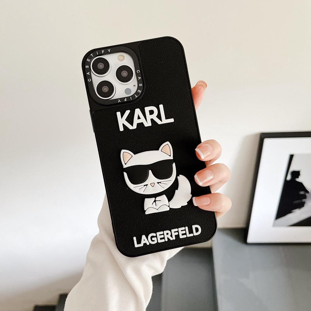 Ốp Điện Thoại Silicon Hình Búp Bê Karl Lagerfeld 3D Sang Trọng Cho iphone 13 Pro Max i13 13pro 11 Pro Max i11 X Xs Max 12Pro 12 Pro Max