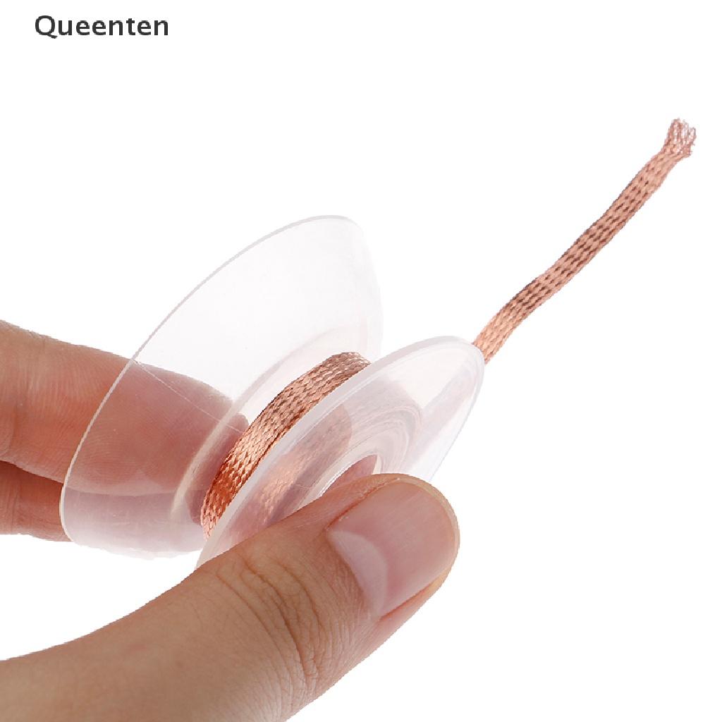 Queenten 1Pc 2.0mm 2.5mm 3Meter Welding Wires Desoldering Braid Solder Remover Wick Wires QT