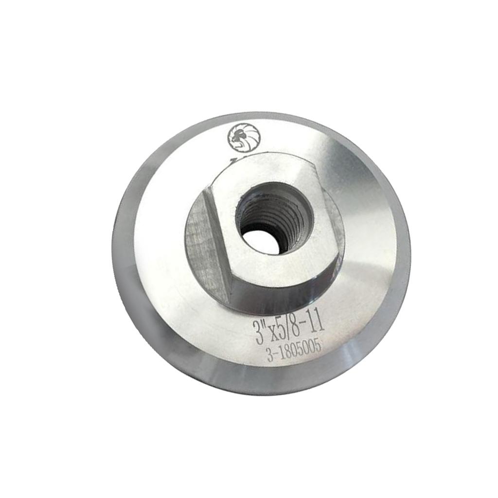 Aluminum Back Holder For Diamond Polishing Pads 5/8"-11 Thread