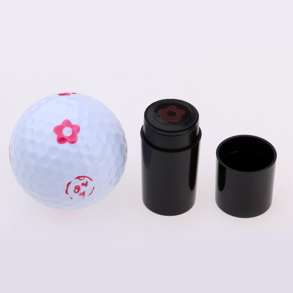 2 Pieces Colorfast Golf Ball Stamper Symbol Marker Impression Seal