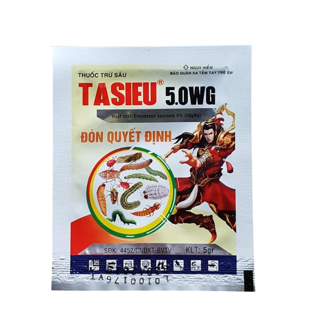 Trừ sâu sinh học Tasieu 5WG - Gói 5gram