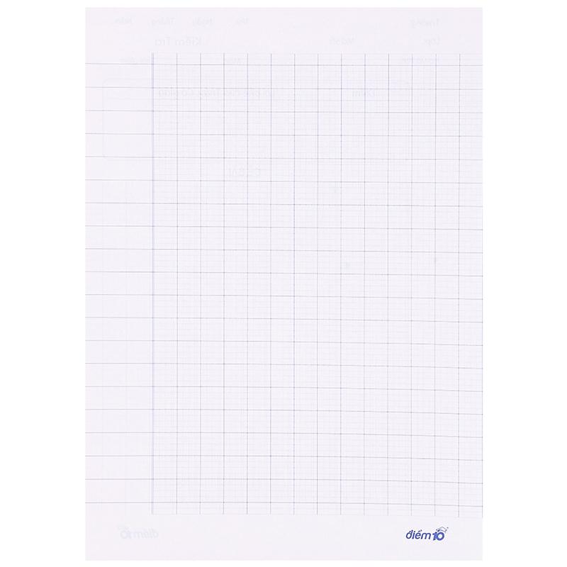 Giấy Kiểm Tra Thiên Long TP-GKT 01 4 Ô Ly Vuông