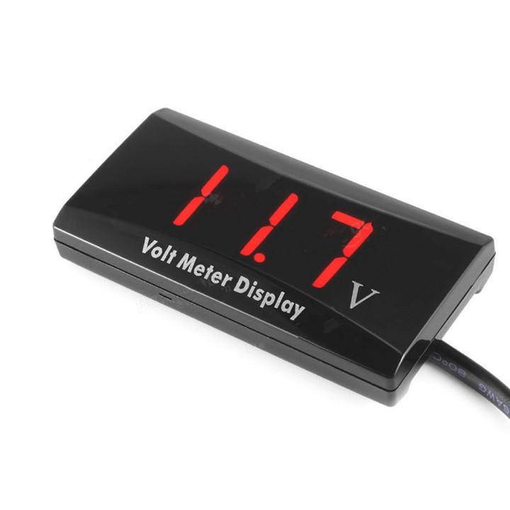 Đồng Hồ Đo Điện Áp Ô Tô Xe Máy 12V Volt Meter Display