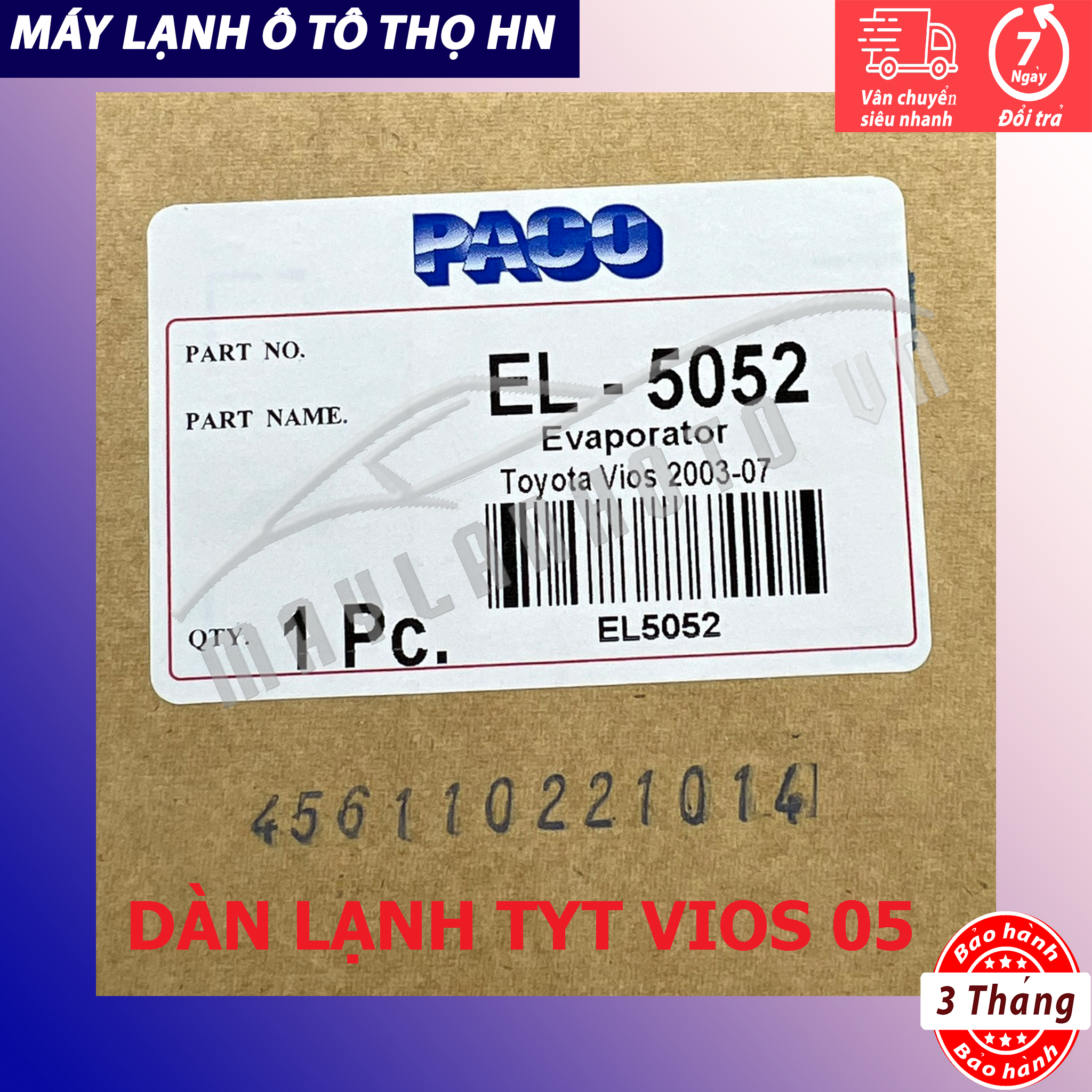 Dàn lạnh Toyota Vios 2005 Hàng xịn Thái Lan