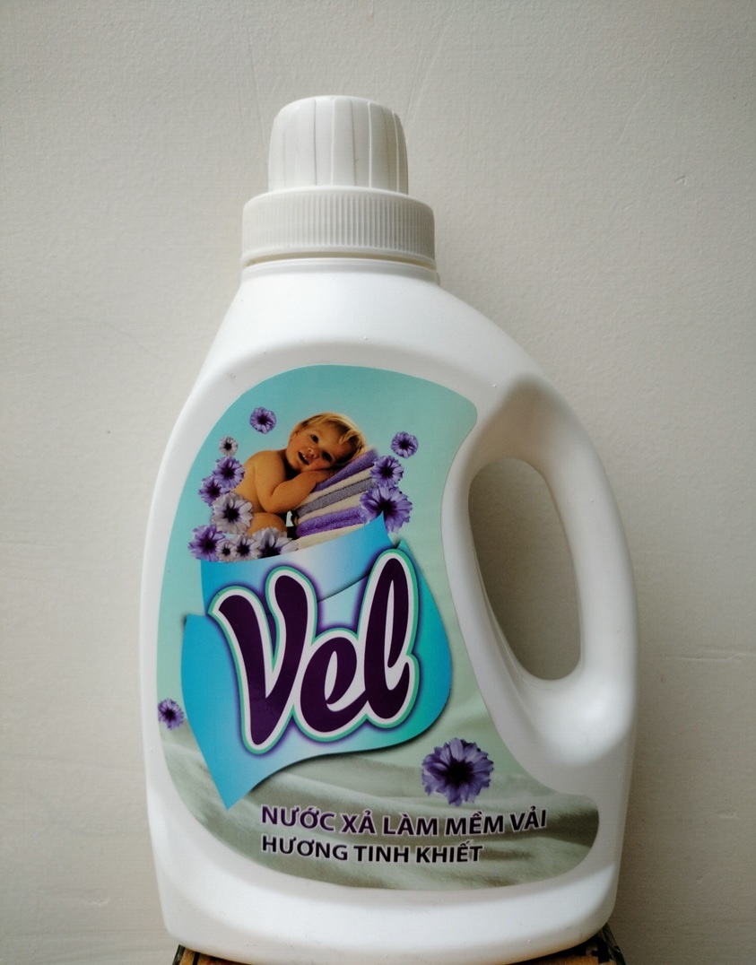 Nước xả Vel Tinh Khiết 800ml - An toàn với da em bé/ da nhạy cảm