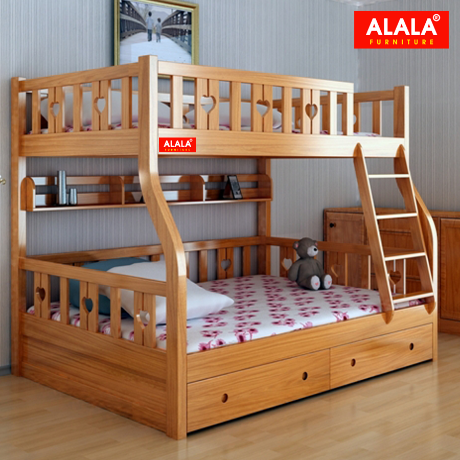 Giường tầng ALALA108 (1m2, 1m4) Cao Cấp - Thương hiệu ALALA