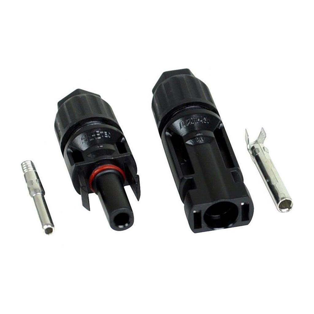 20 pcs Male Female M/F Cable Connector Solar Panel 30A Wire Adaptors