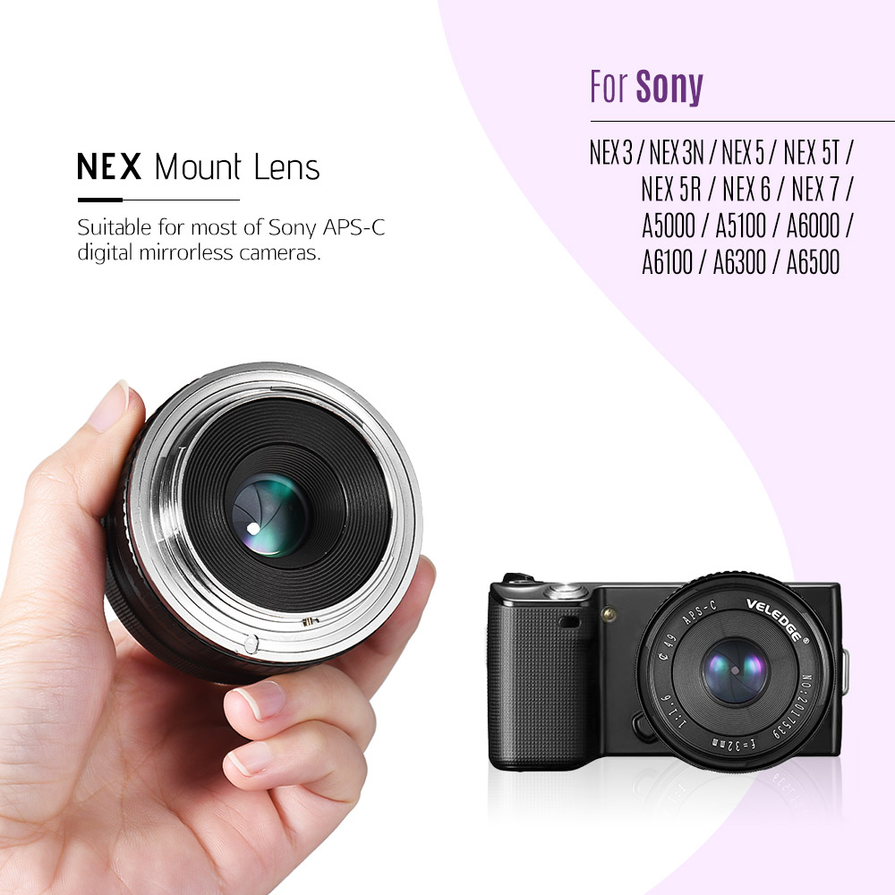 Ống Kính VeLEDge 32mm F1.6