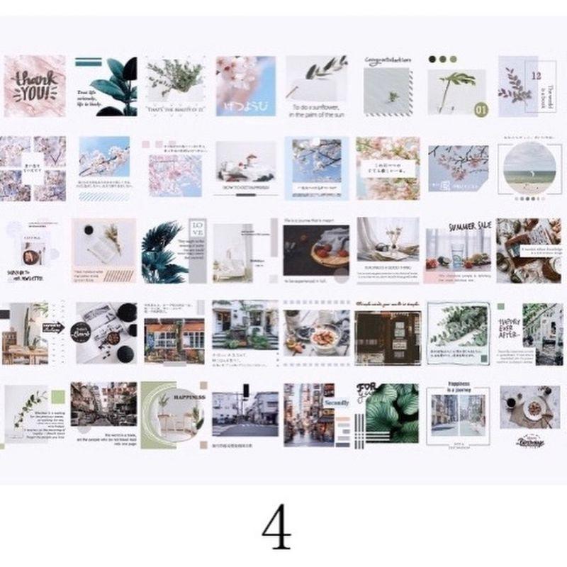 SET 50 STICKER DECOR