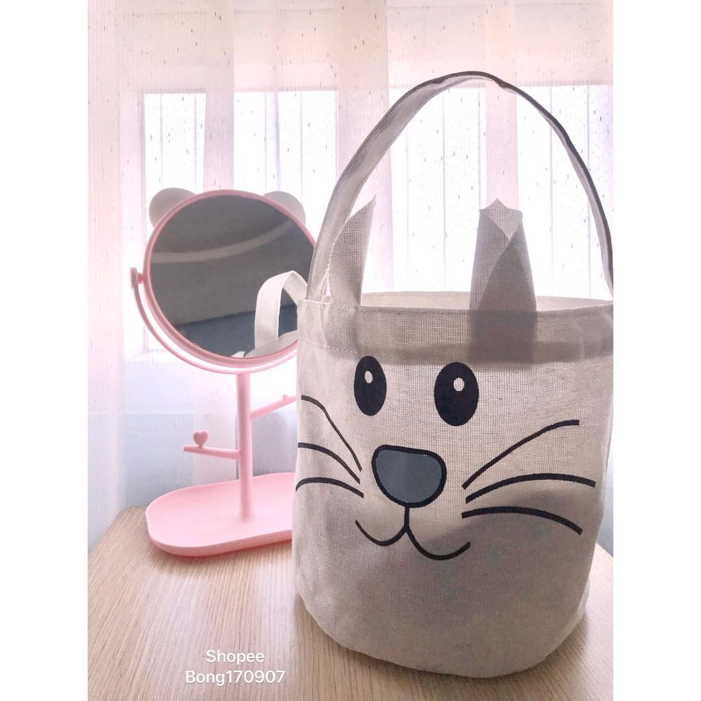 GIỎ ĐỰNG ĐỒ CÁ NHÂN siêu cute chống thấm size đường kính 20cm, cao 20cm