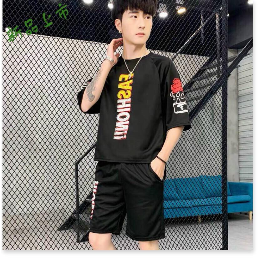 SET BỘ THỂ THAO THUN COTTON NAM,HỌA TIẾT SIÊU NGẦU,CHẤT LIỆU VÃI THOÁNG MÁT LANA FASHION