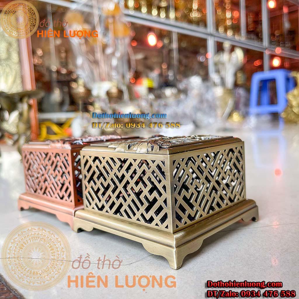 Hộp Xông Trầm Bằng Đồng Phong Thủy - Quà Tặng Đẹp Và Tinh Tế